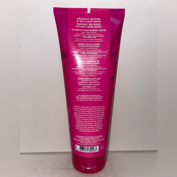 Bath & Body Works Perfect In Pink Body Cream 8oz New - Picture 2 of 3